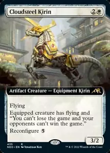 Cloudsteel Kirin - Extended Art Kamigawa: Neon Dynasty NM MTG - Picture 1 of 1