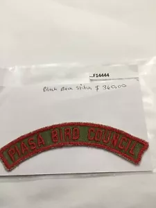 PIASA BIRD COUNCIL KHAKI AND RED STRIP F14444 - Picture 1 of 2