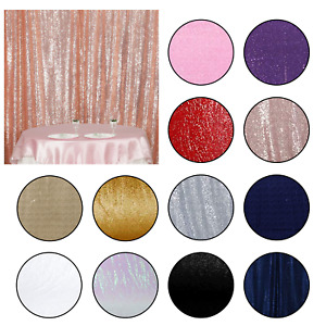 Shimmer Sequin Fabric Photo Backdrop Wedding Sparkly Drop Photography Curtain