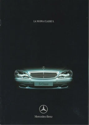 BROCHURE MERCEDES Classe S - La nuova Classe S - 08/1998 - Italian - Immagine 1 di 4