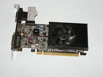 AOX Nvidia GT210 1GB DVI/VGA/HDMI PCIE Graphics Card - Image 1 of 3