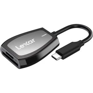 Lexar Professional USB C Dual Slot Card Reader SD microSD 312MBs Speed - Picture 1 of 8