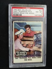 1963 Topps Beverly Hillbillies Card # 11 That telephone pole makes good.. (NM/MT