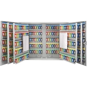 BARSKA 600-Position Steel Key Cabinet Safe with Key Lock, Gray - Bild 1 von 2