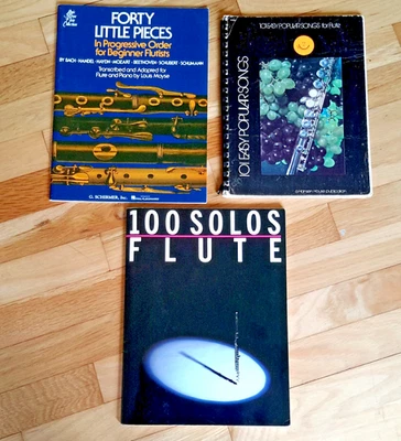 Lot 3  Music Song Books for Flute_Total of 241 Songs _  Beginner to Intermediate - Image 1 of 4