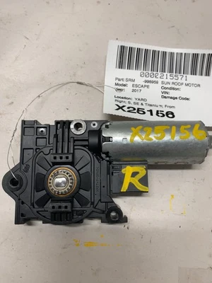 17-19 FORD ESCAPE Sun Roof Motor RIGHT CJ5Z15790D - Image 1 of 2