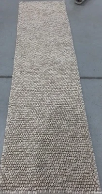 BEIGE 2'-3" x 8'-0" Broken Thread Rug, Reduced Price 1172782151 NAT620B-28 - Image 1 of 4