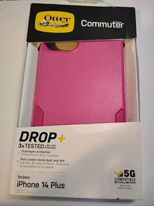 Otterbox Commuter Series Case For iPhone 14 Plus Into The Fuchsia Pink *See Desc - Photo 1 sur 1