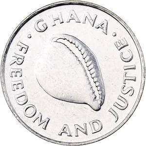 [#225624] Ghana, 20 Cedis, 1991, Nickel Clad Steel, MS, KM:30 - Picture 1 of 2