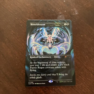 Bitterblossom [DOUBLE RAINBOW FOIL] | Secret Lair Drop (MTG) | NM EN - Image 1 of 2