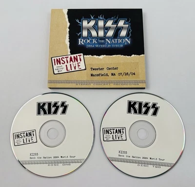 KISS - Rock The Nation 2004 World Tour Tweeter Center 07/16/04 MANSFIELD, MA - Imagem 1 de 4
