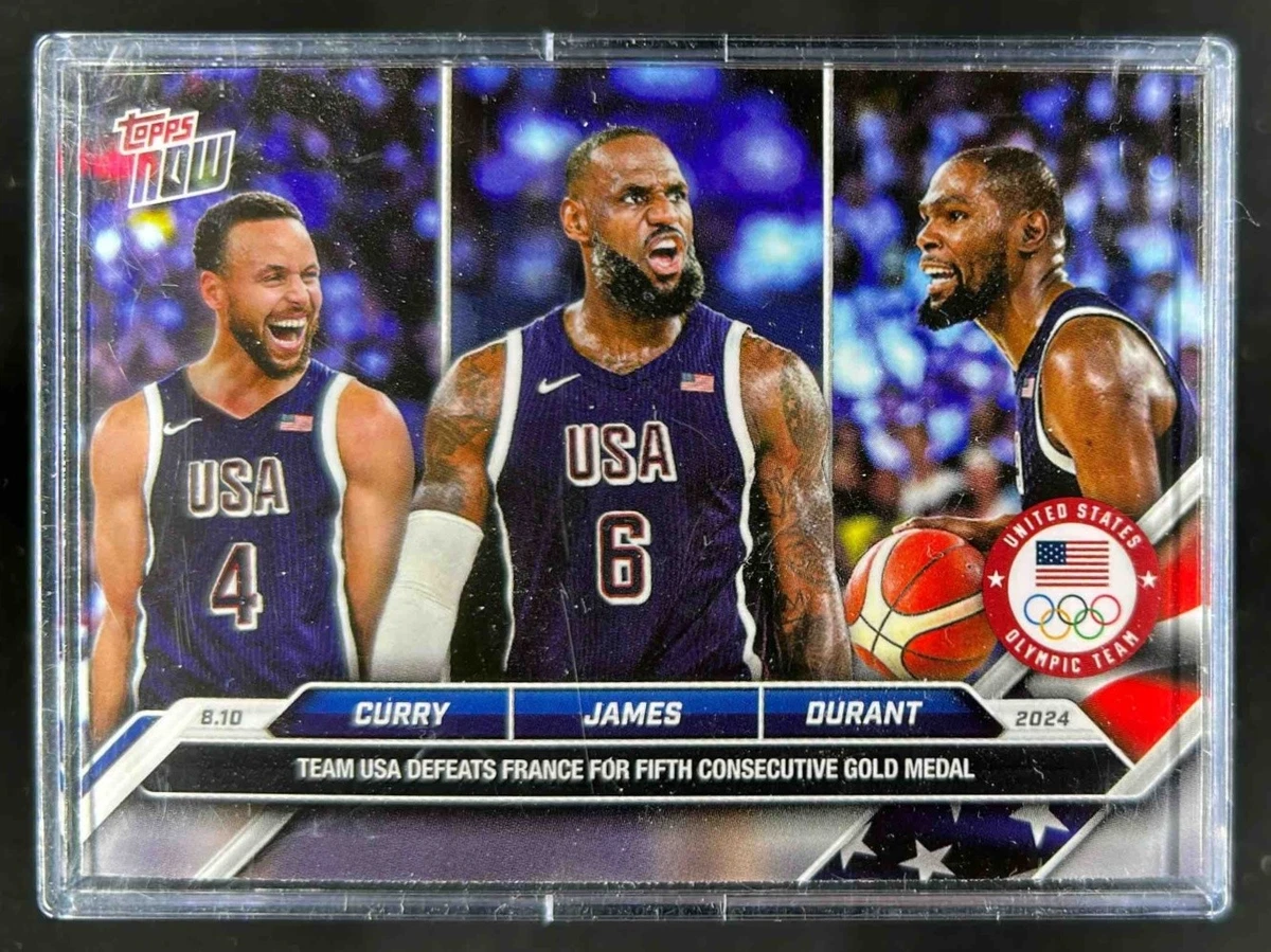 Olympic Games Topps Basketball Sports Trading Cards & Accessories