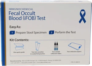 Prueba inmunoquímica de sangre oculta en heces (FIT o iFOB) y prueba de heces - 2... - Imagen 1 de 12