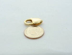 KARABINERVERSCHLUSS GROSS 14K GOLD JUMBO KARABINER 18,2 MM X 9,0 MM - Bild 1 von 2