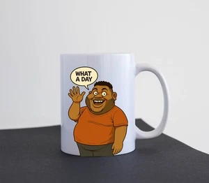 Funny Coffee Tea Mug Harvey Price What A Day Gift Idea M211 - Picture 1 of 2