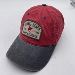 Orange Beach Hat Alabama Strapback Cotton Clean Up Slouch Dad Cleaned VGC - Picture 1 of 11
