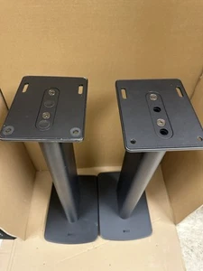 KEF S2 Speaker Stands (Carbon Black) - USED- ACTUAL PICTURES- - Picture 1 of 8