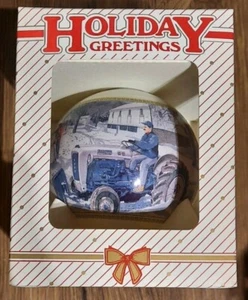 Vtg 1996 Holiday Greetings New Holland Christmas Ornaments Unlimited USA NOS - Picture 1 of 4