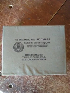 Very Good Vintage Thompson & Company FRISCOS Tampa Florida Cigar Box - Picture 1 of 4