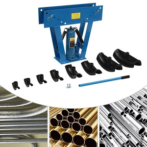 Heavy-Duty Pipe Bending Machine 16 Ton Hydraulic Pipe Tube Bender W/ 8 Dies - Picture 1 of 24