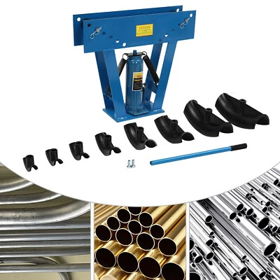 Dobladora de tubos de alta resistencia dobladora de tubos hidráulica de 16 toneladas con 8 troqueles Foto 1 de 4