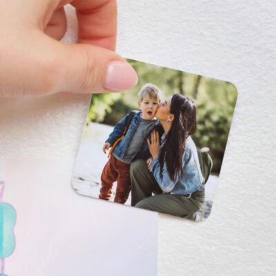 DRIFTING DUCKS Personalised Metal Fridge Magnet, Family Photo Christmas Gift for Him Her Mum