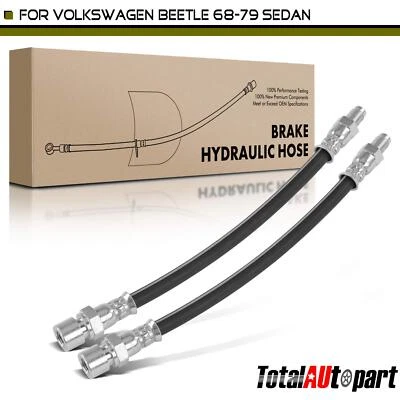 1x Mangueira Hidráulica de Freio para Volkswagen Beetle Super Beetle Traseira Esquerda ou Direita - Imagem 1 de 4
