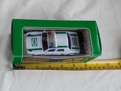 Coche patrulla Hess 2003 blanco verde modelo AAA a pilas nuevo envío gratuito Foto 1 de 4