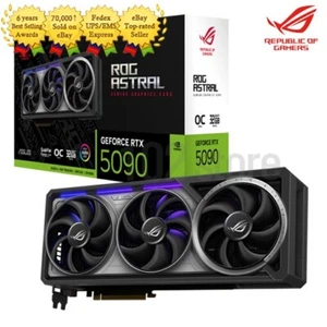 ASUS ROG Astral GeForce RTX 5090 OC D7 32GB Gaming Graphics Card - Picture 1 of 3