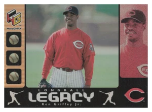 2000 HoloGrFx KEN GRIFFEY JR Long Ball Legacy Insert #LL13! Cincinnati Reds, HOF - Picture 1 of 2