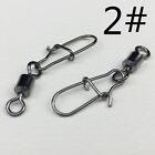 Durable Stainless Steel Fishing Swivels Pack of 100 for Smooth Rolling
