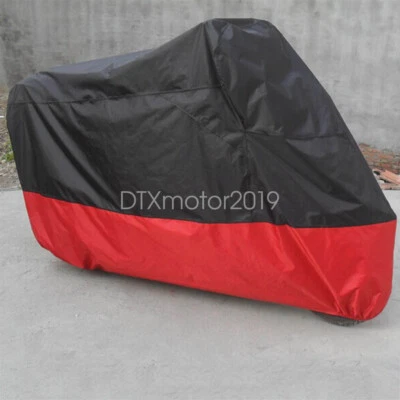 Cubierta 3XL negra y roja para motocicleta Harley-Davidson Electra Glide Classic FLHTC Foto 1 de 4