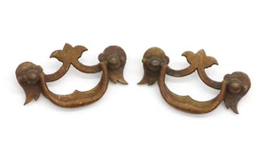 Pair of Brass Petite 2.75 in. Dresser Bail Pulls - Picture 1 of 4