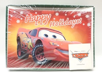 Coches - Disney Pixar ¡Felices Fiestas y Año Nuevo también! Caja de 10 tarjetas navideñas Foto 1 de 4