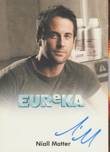 Niall Matter 2011 Rittenhouse Eureka autograph auto card