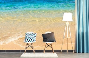 3D Beach Sea View 7730NA Wallpaper Wall Murals Wall Paper Wall Print Mural Romy - Picture 1 of 11