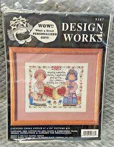 Sisters Friends Counted Cross Stitch Kit Design Works Gay Martha Zurich # 9387 - Picture 1 of 4