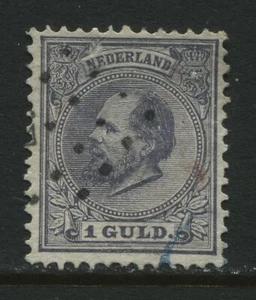 Netherlands 1888 1 guilder grey violet used - Picture 1 of 1