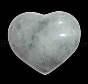 Clear Quartz Heart | Concentration Balance | Healing Crystal Chakra Gemstone - Picture 1 of 2