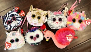 TY Flippables & Beanie Babys Boos Plüsch Armbänder 7er Set Party Gastgeschenke - Bild 1 von 3