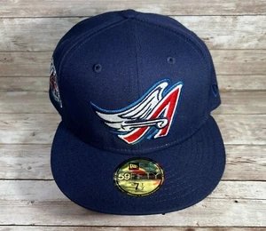 New Era 59Fifty Anaheim Angels ‘40th Anniversary’ Patch Fitted 7 1/2 Red UV - Picture 1 of 6
