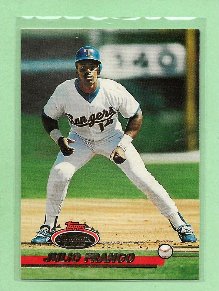 JULIO FRANCO - 1993 Stadium Club - # 651 - Rangers - Comb. Shipping - Image 1 of 1