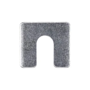 100 Pcs Shims Size 1-1/4 x 1-1/8 x Thickness 1/16 with Slot Size 3/8 Slot Zinc - Picture 1 of 2