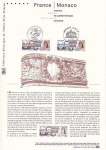 Document Philatélique 1er Jour : 10 2010 - France Monaco Paléontologie - Picture 1 of 1