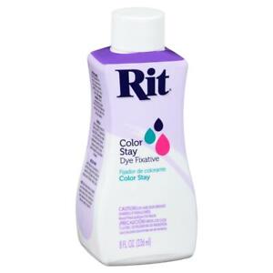 Rit Dye Colour Stay Dye Fixative 236ml Bottle - Fix Colour Prevent Colour Run