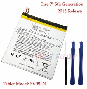 New Battery MC-308594 For Amazon Kindle Fire 7 5th Generation SV98LN 2015 Tablet - Picture 1 of 3