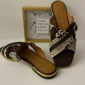 🙂 🙂 Tory Burch Talla 6 Sandalia Delaney Crisscross Slide #2 - Imagen 1 de 10