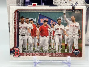 2025 Topps Boston Red Sox #264 Team Card CANVAS PARALLEL /50 - Picture 1 of 2
