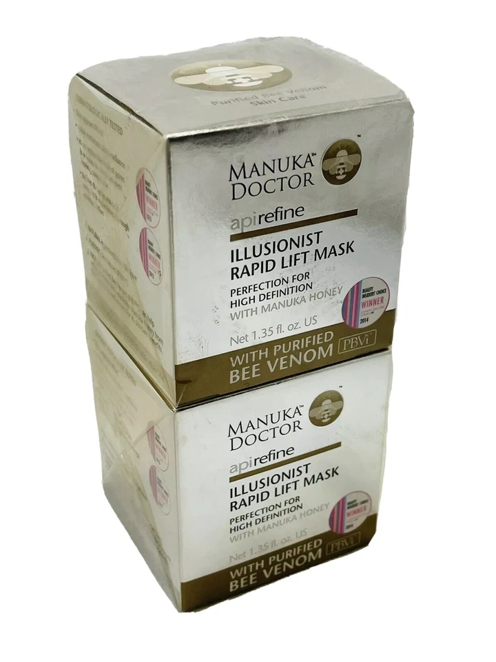 2 MANUKA DOCTOR APIREFINE ILLUSIONIST RAPID LIFT MASK 1.35oz - Image 1 of 1