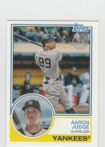 Aaron Judge 2018 Topps Mini 1983 retro #83-24 Yankees raro bajo demanda - Imagen 1 de 1